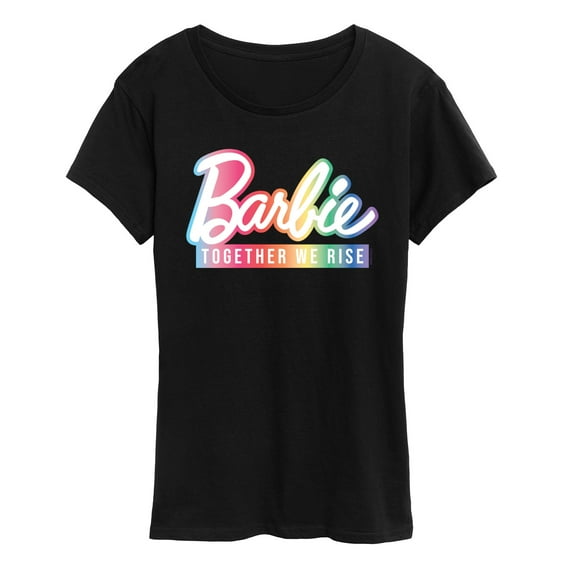 Barbie - Together We Rise Rainbow  - Women's Short Sleeve Graphic T-Shirt