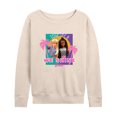 thumbnail image 1 of Barbie - Together We Shine - Color Block - Women's Lightweight French Terry Long Sleeve Shirt, 1 of 4