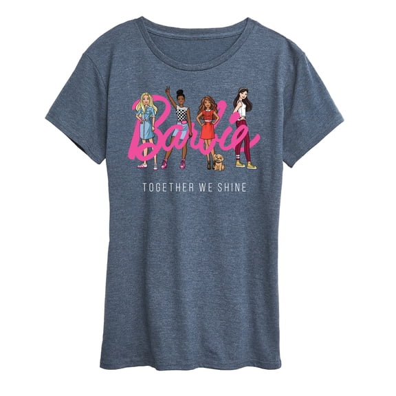 Barbie - Together We Shine - Girl Empowerment - Women's Short Sleeve Graphic T-Shirt