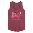thumbnail image 1 of Barbie - Together We Shine - Women's Racerback Tank Top, 1 of 4