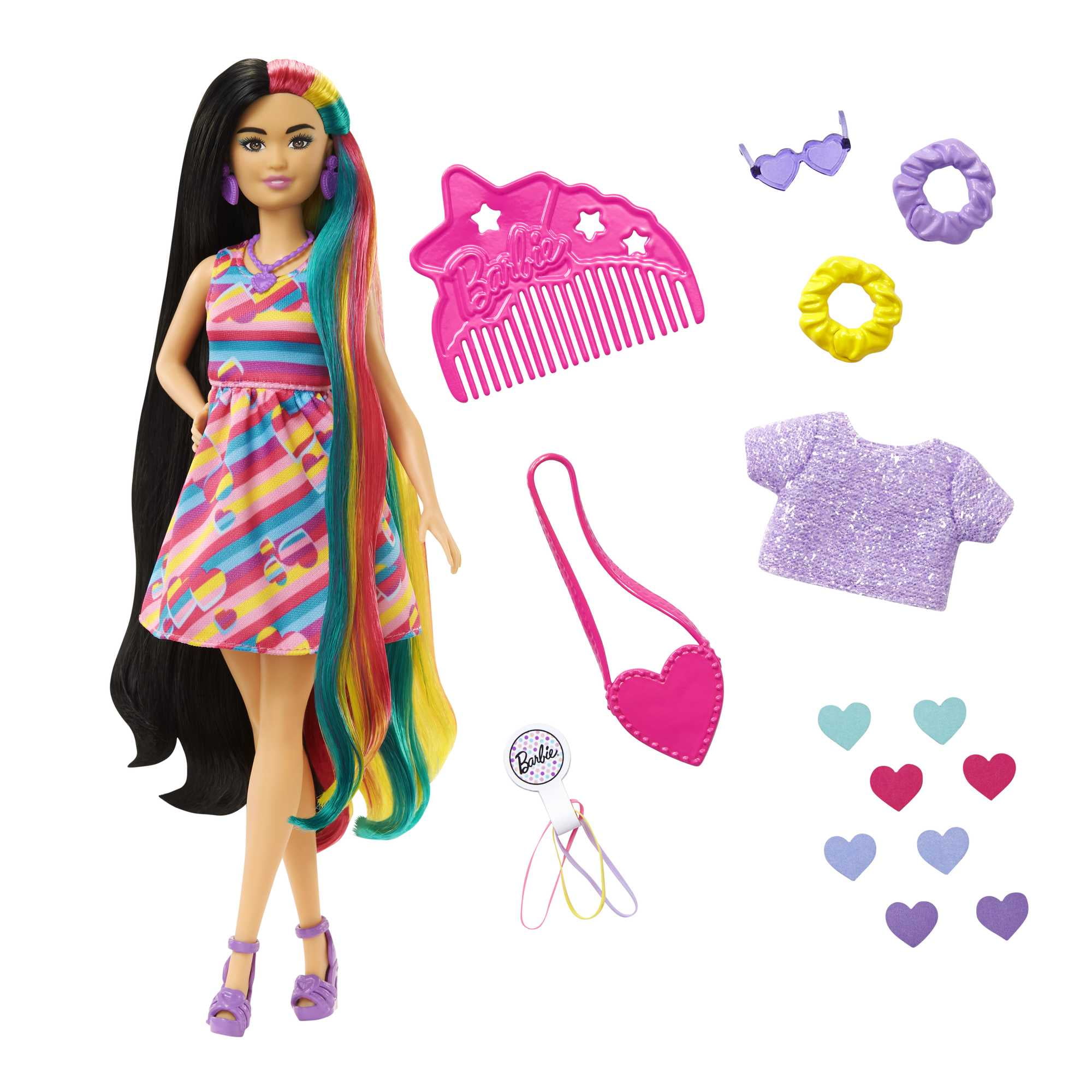 Barbie Totally Hair Doll, Petite Body, Extra-Long Playable Hair, 15+ Styling Accessories - Walmart.com Barbie Totally Hair Doll, Petite Body, Extra-Long Playable Hair, 15+ Styling Accessories - Walmart.com