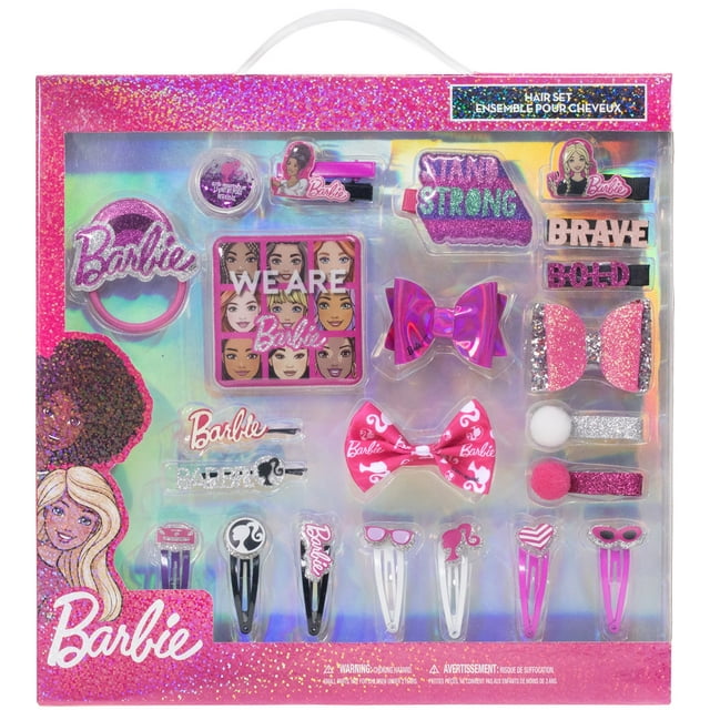 Barbie - Townley Girl Hair Accessories Set for Girls Age 3+ - Walmart.com