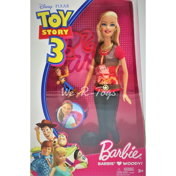 Barbie Toy Story 3 Barbie Loves Woody Doll