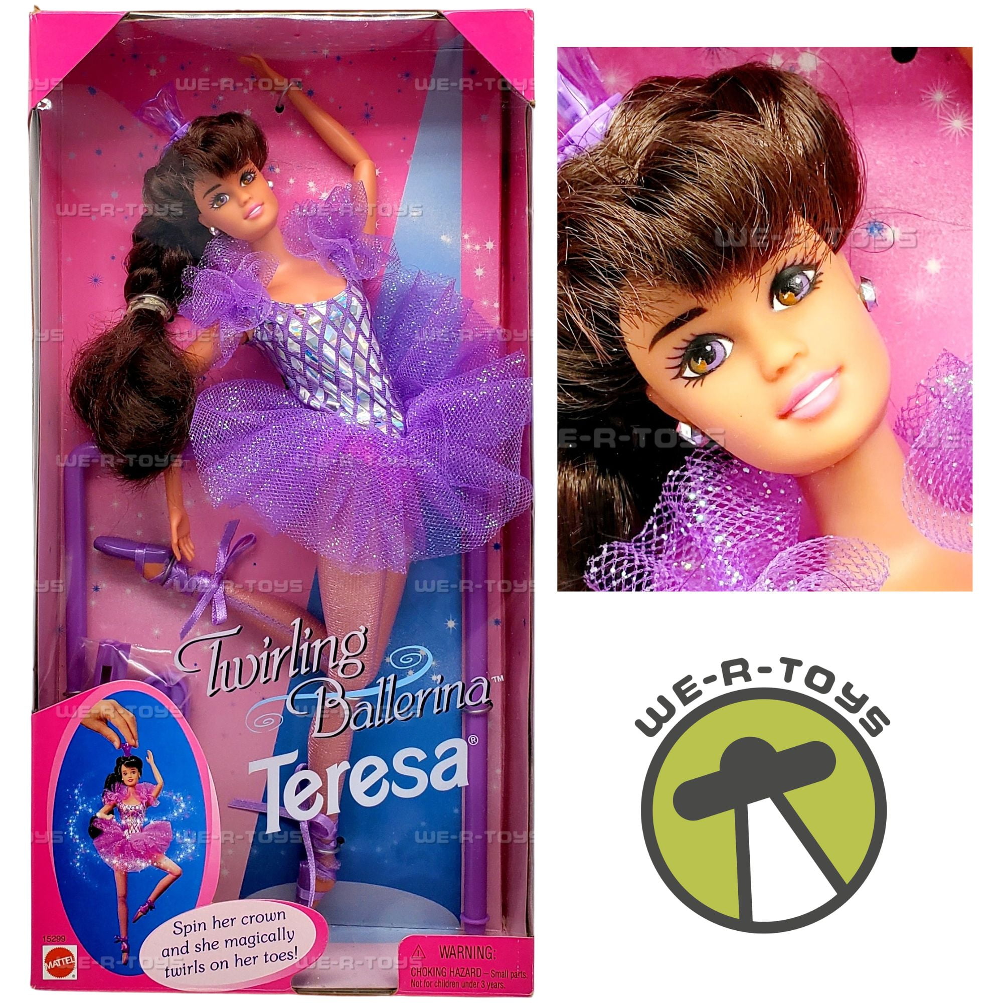 Barbie Twirling Ballerina Teresa Doll 1995 Mattel 15299