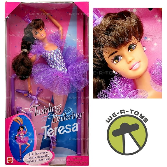 Barbie Twirling Ballerina Teresa Doll 1995 Mattel 15299