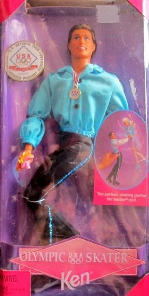 Barbie USA Olympic Skater Ken Doll 1997 Mattel 18502