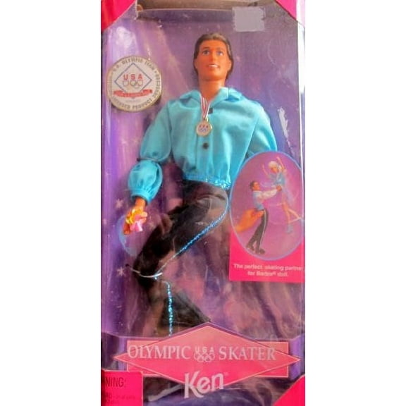 Barbie USA Olympic Skater Ken Doll 1997 Mattel 18502