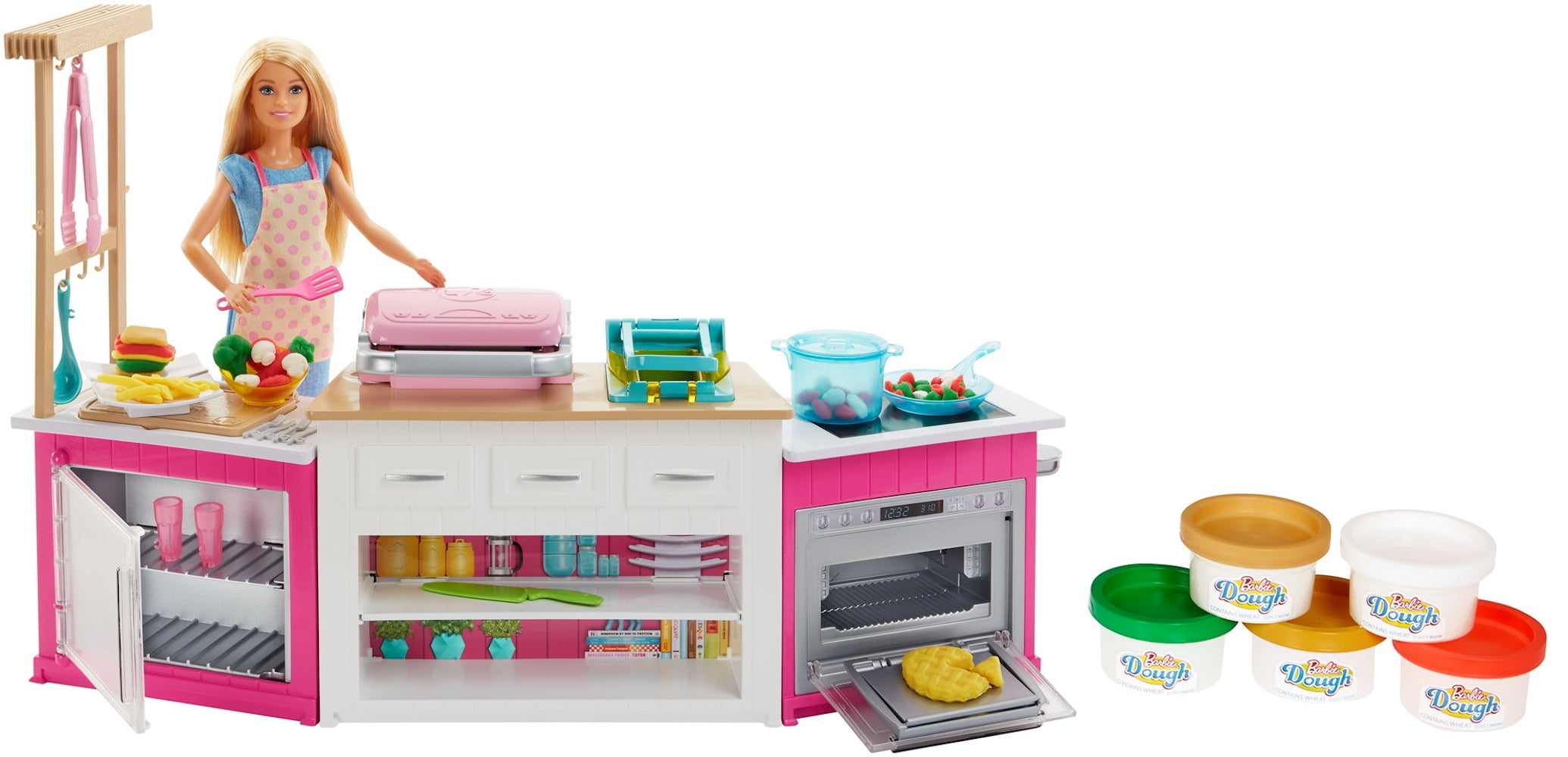 Barbie Ultimate Kitchen Cooking Baking Playset with Chef Doll