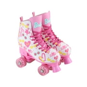 Barbie Unisex Adjustable Straps Roller Skates, Pink, 5.91 in