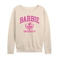 thumbnail image 1 of Barbie - University - Women's French Terry Long Sleeve Shirt, 1 of 4