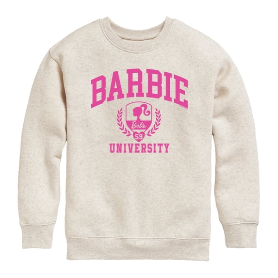 Barbie - University - Youth Crew Fleece Sweatshirt