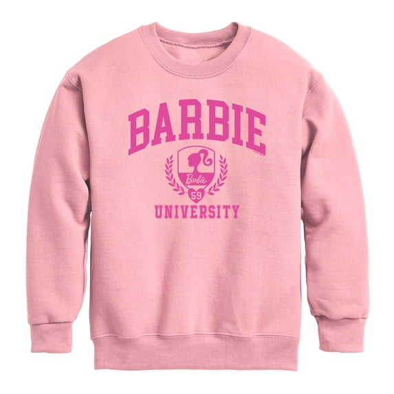 Barbie - University - Youth Crew Fleece Sweatshirt
