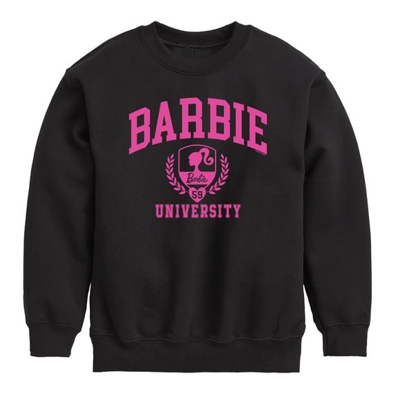 Barbie - University - Youth Crew Fleece Sweatshirt
