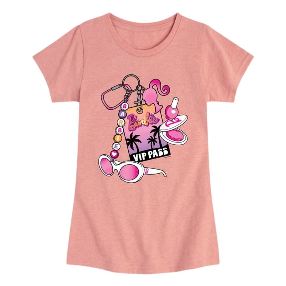 Barbie - VIP Pass - Youth Girls Fitted Short Sleeve T-Shirt