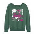 thumbnail image 1 of Barbie -  Valentine's Collage - Women's Lightweight French Terry Long Sleeve Shirt, 1 of 5