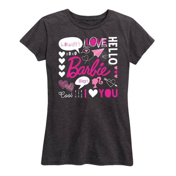 Barbie - Valentine's Collage - Women's Short Sleeve Graphic T-Shirt