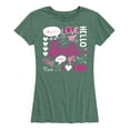 thumbnail image 1 of Barbie -  Valentine's Collage - Women's Short Sleeve Graphic T-Shirt, 1 of 5