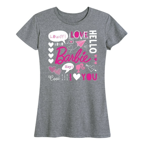 Barbie - Valentine's Collage - Women's Short Sleeve Graphic T-Shirt
