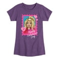 thumbnail image 1 of Barbie - Valentine's Day - Barbie Stamped & Delivered - Toddler & Youth Girls Short Sleeve Graphic T-Shirt, 1 of 4