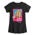 thumbnail image 1 of Barbie - Valentine's Day - Barbie Stamped & Delivered - Toddler & Youth Girls Short Sleeve Graphic T-Shirt, 1 of 4