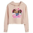 thumbnail image 1 of Barbie - Valentine's Day - Boss Babe Girls Group - Juniors Cropped Pullover Hoodie, 1 of 4