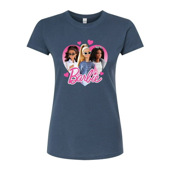 Barbie - Valentine's Day - Boss Babe Girls Group - Juniors Fitted Graphic T-Shirt