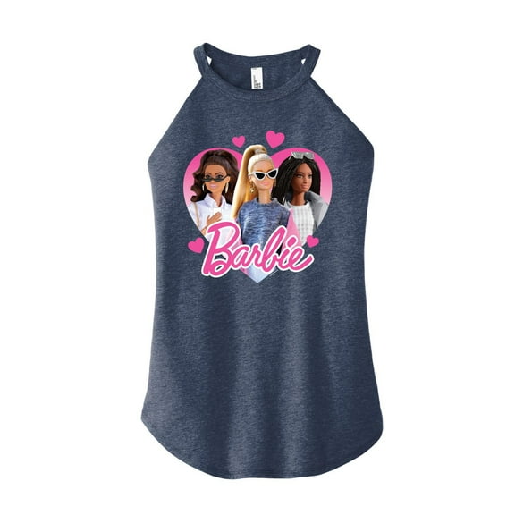 Barbie - Valentine's Day - Boss Babe Girls Group - Juniors High Neck Tank Top