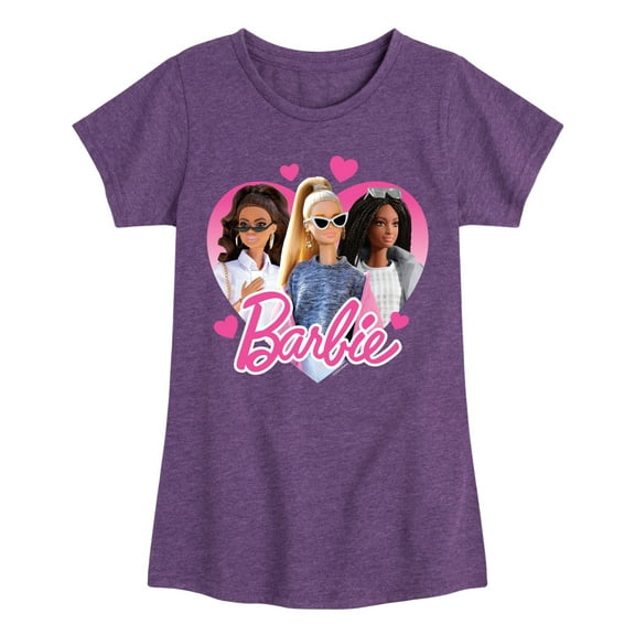 Barbie - Valentine's Day - Boss Babe Girls Group - Toddler & Youth Girls Short Sleeve Graphic T-Shirt