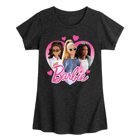 Barbie - Valentine's Day - Boss Babe Girls Group - Toddler & Youth Girls Short Sleeve Graphic T-Shirt