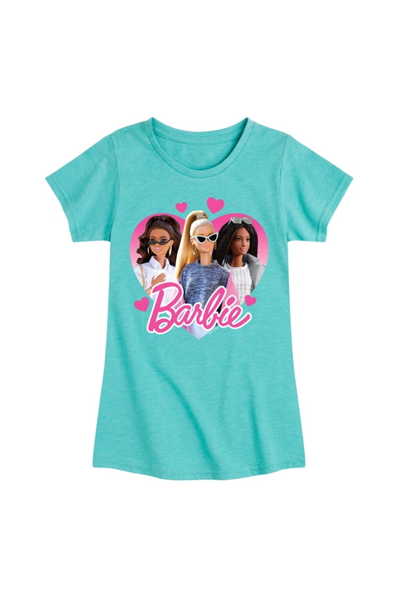- Valentine's Day - Boss Babe Girls Group - Toddler & Youth Girls Short Sleeve Graphic T-Shirt