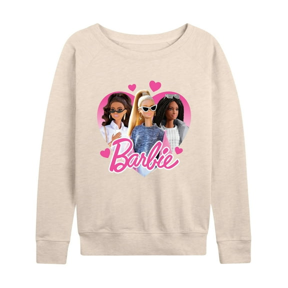 Barbie - Valentine's Day - Boss Babe Girls Group - Women's Lightweight French Terry Long Sleeve Shirt