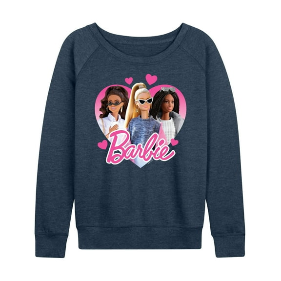 Barbie - Valentine's Day - Boss Babe Girls Group - Women's Lightweight French Terry Long Sleeve Shirt
