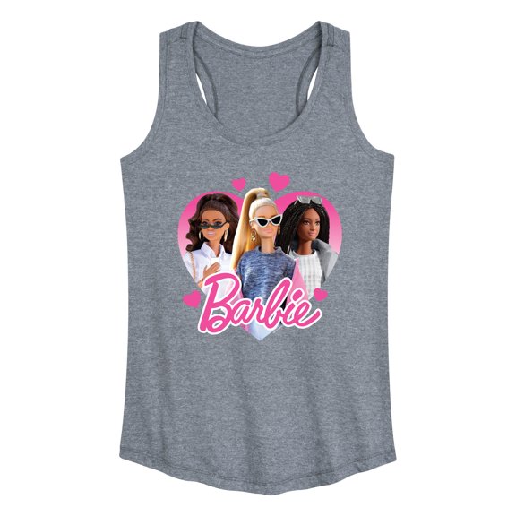 Barbie - Valentine's Day - Boss Babe Girls Group - Women's Racerback Tank Top
