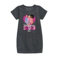 thumbnail image 1 of Barbie - Valentine's Squad - Toddler And Youth Girls Fleece Dress, 1 of 4