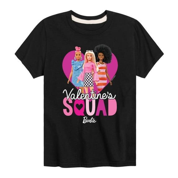 Barbie - Valentine's Squad - Toddler And Youth Short Sleeve Graphic T-Shirt