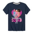 thumbnail image 1 of Barbie - Valentine's Squad - Toddler And Youth Short Sleeve Graphic T-Shirt, 1 of 5