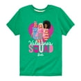 thumbnail image 1 of Barbie - Valentine's Squad - Toddler And Youth Short Sleeve Graphic T-Shirt, 1 of 5