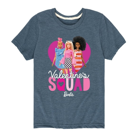 Barbie - Valentine's Squad - Toddler And Youth Short Sleeve Graphic T-Shirt