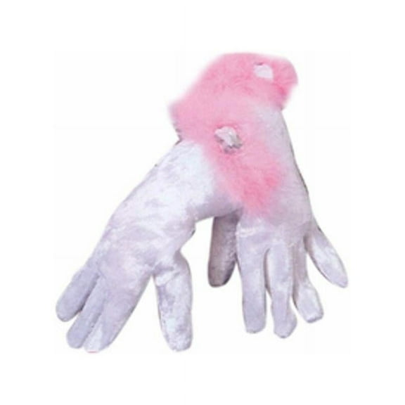 Barbie Velvet Costume Gloves