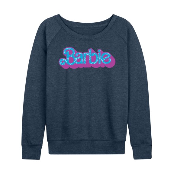 Barbie - Water Logo - Women's Lightweight French Terry Long Sleeve Shirt