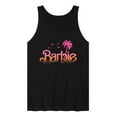 thumbnail image 1 of Barbie - Water Reflected - Palm Trees & Birds - Men's Jersey Tank Top, 1 of 4