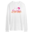 thumbnail image 1 of Barbie - Water Reflected - Palm Trees & Birds - Men's Long Sleeve T-Shirt, 1 of 1