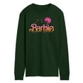 thumbnail image 1 of Barbie - Water Reflected - Palm Trees & Birds - Men's Long Sleeve T-Shirt, 1 of 1
