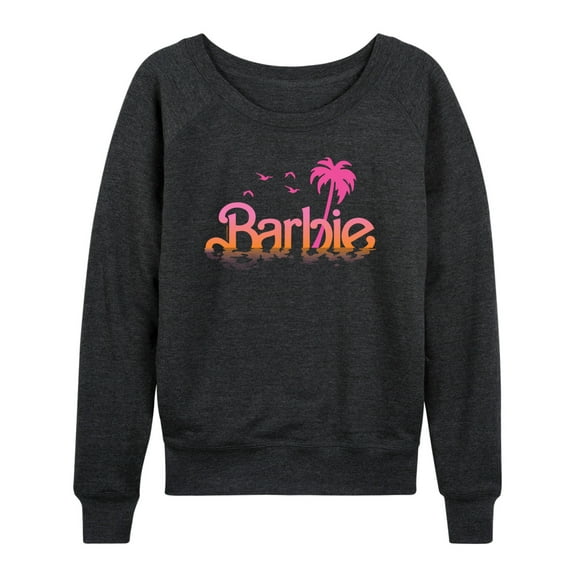 Barbie - Water Reflection Logo - Women's Lightweight French Terry Long Sleeve Shirt