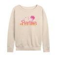 thumbnail image 1 of Barbie - Water Reflection Logo - Women's Lightweight French Terry Long Sleeve Shirt, 1 of 4