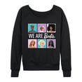 thumbnail image 1 of Barbie - We Are All Barbie - Women's Lightweight French Terry Long Sleeve Shirt, 1 of 4