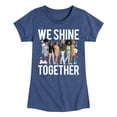 thumbnail image 1 of Barbie - We Shine Together  - Girls Fitted Short Sleeve Graphic T-Shirt, 1 of 5
