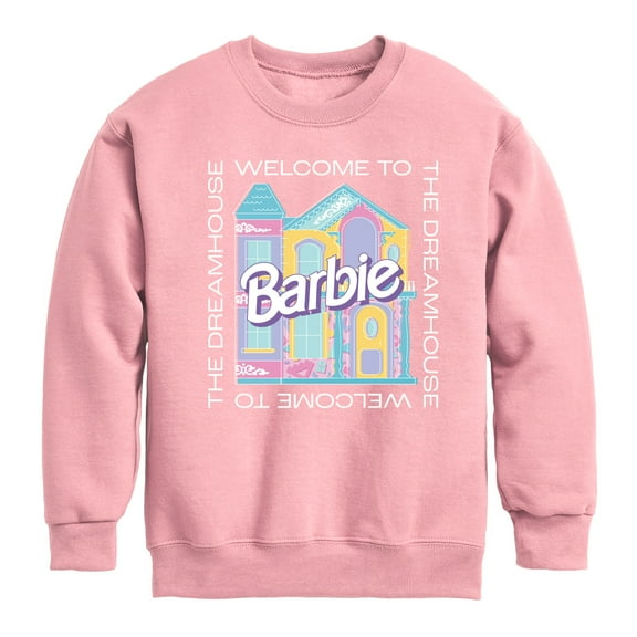 Barbie - Welcome To The Dreamhouse - Toddler & Youth Crewneck Fleece Sweatshirt