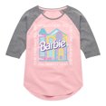 thumbnail image 1 of Barbie - Welcome To The Dreamhouse - Toddler & Youth Girls Raglan Graphic T-Shirt, 1 of 4