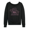 thumbnail image 1 of Barbie - Welcome to the Barbie Dream House - Women's Lightweight French Terry Long Sleeve Shirt, 1 of 4